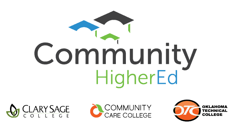 logo cloud of community higher ed schools
