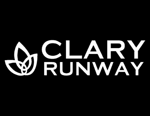 Clary Fashion Runway Black Logo