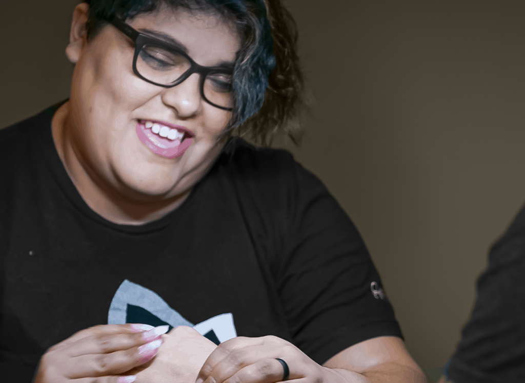 Clary Student Manicuring Nails