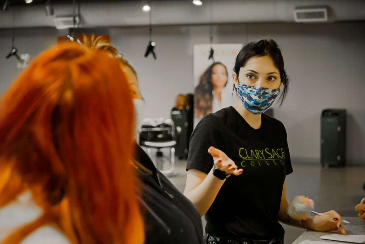 Clary Sage College cosmetology instructor